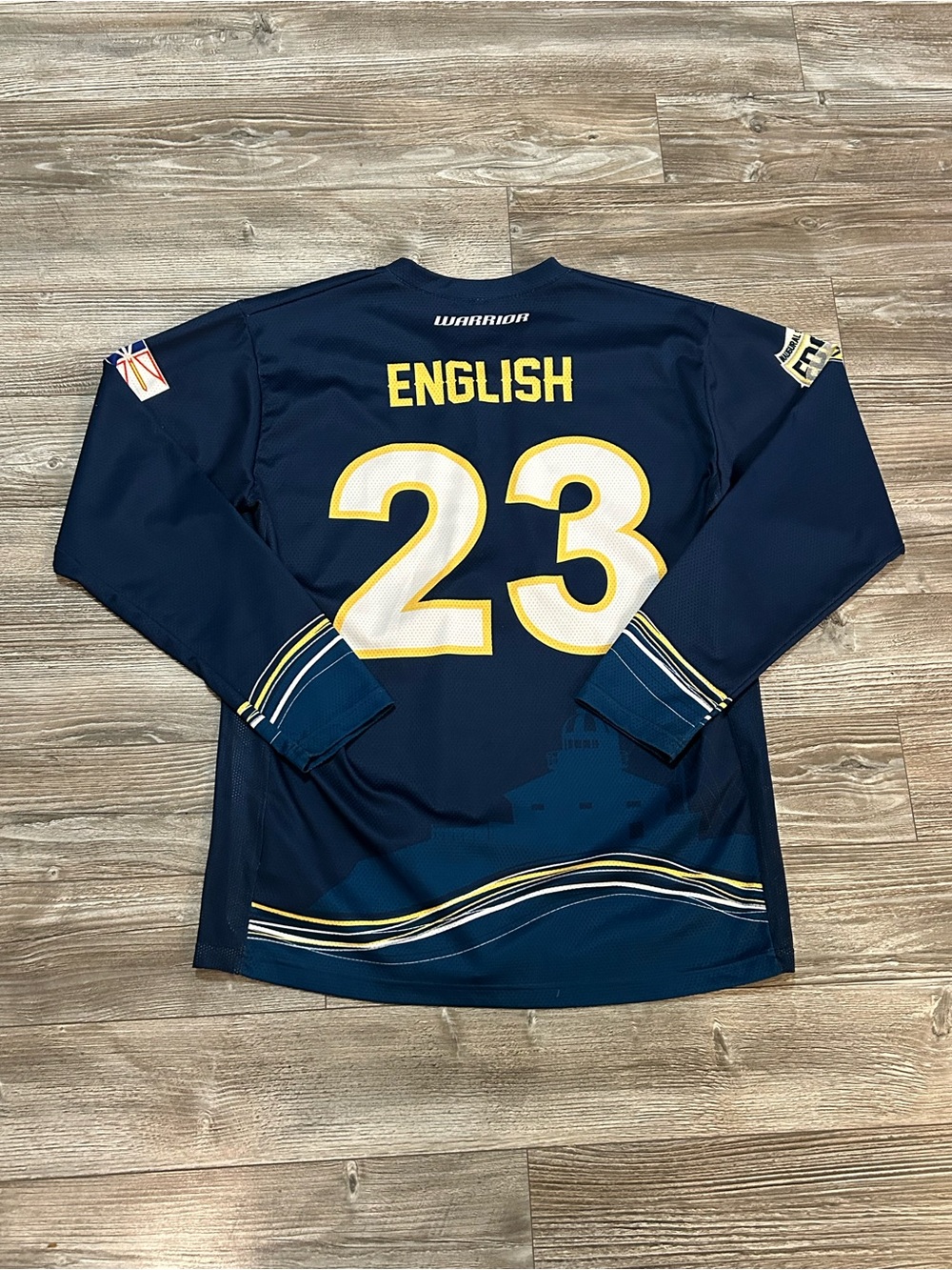 Carl English St.John’s Edge NBL Basketball WarmUp Jersey Size M Newfoundland